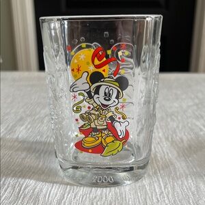 Vintage 2000 McDonald's Safari Mickey Mouse Animal Kingdom Glass